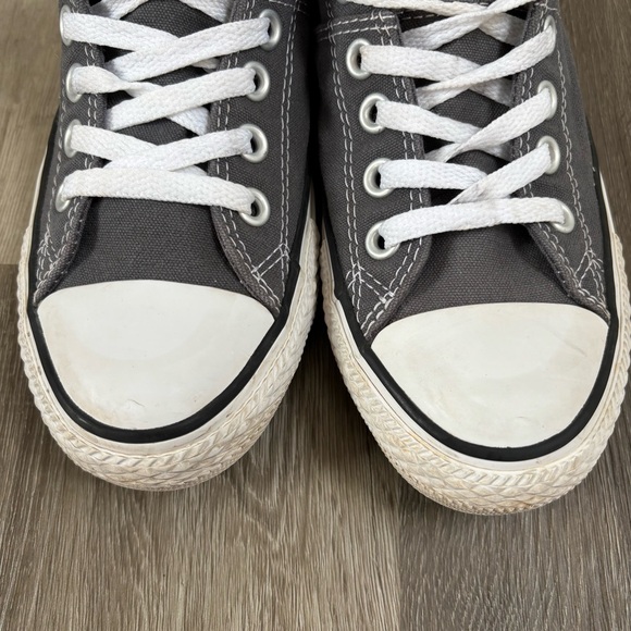 Converse All Star Low Top Gray Floral Sneakers Women’s Size 7 - Picture 11 of 12